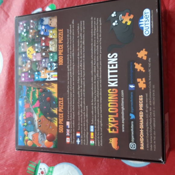 Exploding Kittens 500 Piece Puzzle. - Picture 2 of 2